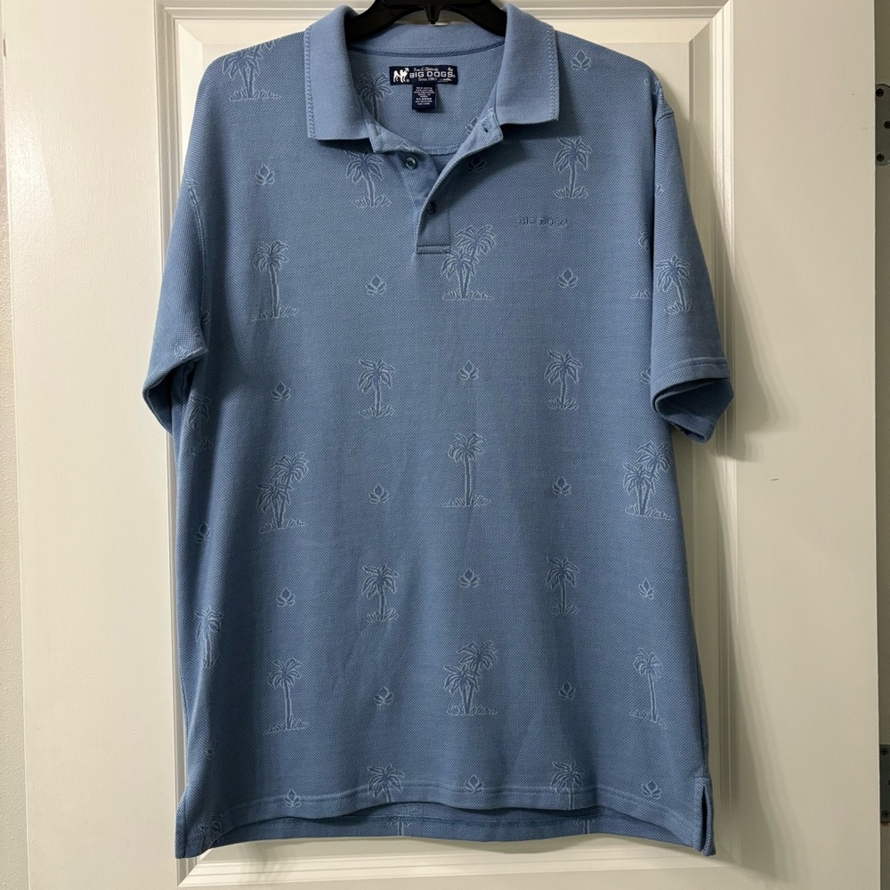 Big Dogs Palm Tree Polo size XL *see description